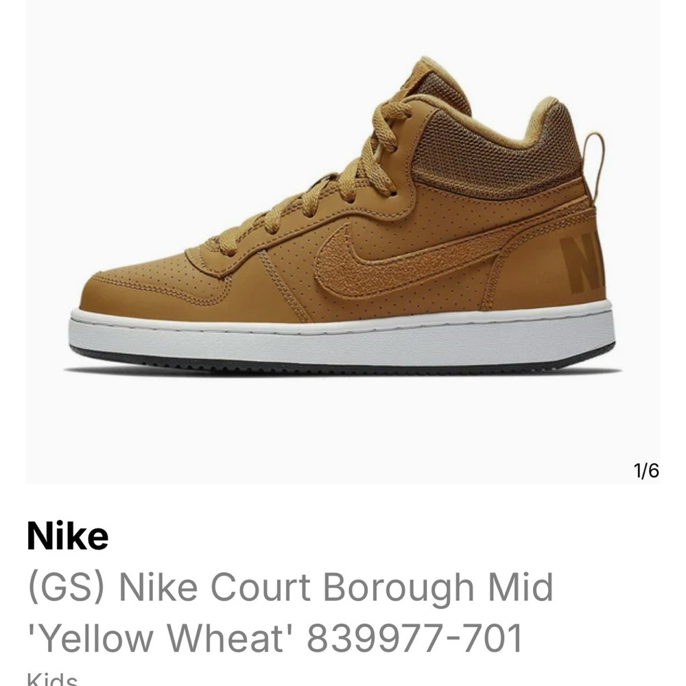 Nike Court Borough Mid Sneakers Sz.4Y